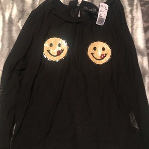 Long Sleeve Mesh Shirt